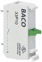 BACO 33P10 Contactelement 1x NO Moment 600 V 1 stuk(s)