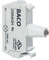 BACO 33RAWL LED element Wit 12 V/DC, 24 V/DC 1 stuk(s)