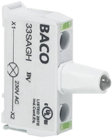 BACO BA33SAWL LED element Wit 12 V/DC, 24 V/DC 1 stuk(s)