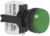 BACO L20SE50H Signaallamp Met LED element Wit 230 V/AC 1 stuk(s)