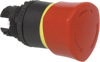BACO L22ER01 Noodstopknop Kunststof frontring, Zwart IP69K 1 stuk(s)