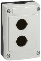 BACO LBX0200 Lege behuizing 2 inbouwplaatsen (l x b x h) 107 x 74 x 47.9 Mm Grijs, Zwart 1 stuk(s)