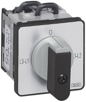 BACO NY31AQ1 Voltmeter omschakelaar 16 A 360 ° Grijs, Zwart 1 stuk(s)