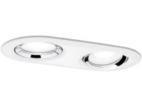 Badkamer inbouwlamp 12 W 230 V Neutraal wit Paulmann Nova Plus 93675 Chroom, Wit (mat)