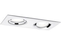 Badkamer inbouwlamp 12 W 230 V Neutraal wit Paulmann Nova Plus 93676 Chroom, Wit (mat)