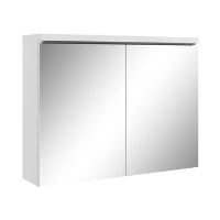 Badplaats Badkamerkast Paso 80 x 20 x 60 cm   Wit   Spiegelkast Badkamer