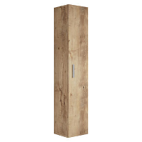 Badplaats Badkamerkast Pluto 30 x 30 x 150 cm   Kastanje Eiken  Hangende