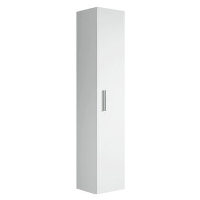 Badplaats Badkamerkast Pluto 30 x 30 x 150 cm   Wit   Hangende Badkamerkasten