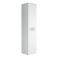 Badplaats Badkamerkast Saturnus 35 x 35 x 130 cm   Wit   Hangende Kolomkast met