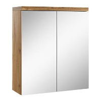 Badplaats Spiegelkast Toledo 60 x 20 x 60 cm   Eiken   Badkamerkast Badkamer