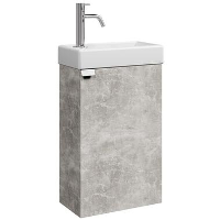 Badplaats Toiletmeubel Apollo 40 x 22 cm   Beton Grijs