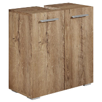 Badplaats Wastafel Onderkast Jupiter 60 x 30 x 60 cm   Bruin Eiken  