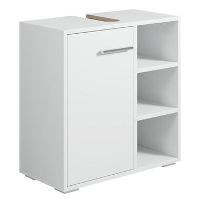 Badplaats Wastafel Onderkast Neptunus 60 x 28 x 60 cm   Wit   Badkamerkast  