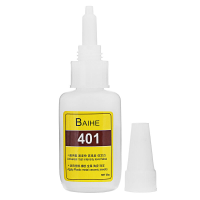 BAIHERE 401 Sneldrogende lijm met hoge sterkte Instant Sterke lijm Hoge temperatuur Lage bloei 20 g