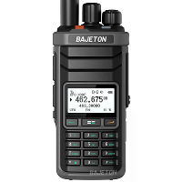 BAJETON DM 5000 DMR Digitale Analoge Walkie Talkie met AES 256 / AES 128 / ARC Encryptie Dubbele Tijdslo t NOAA Weer Ont