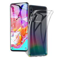 Bakeey 1.5Mm ultradunne schokbestendige transparante TPU beschermhoes voor Samsung Galaxy A70 2019