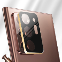 Bakeey 2 in 1 gehard glas + metalen cirkelring Anti kras telefoonlensbeschermer voor Samsung Galaxy Note 20 Ultra / Gala