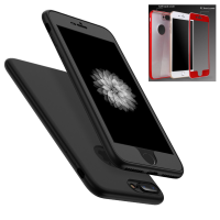 Bakeey™ 2 In1 360° Full Bod Hybrid Front Pc + Back Soft Tpu Cover Case For Iphone 7 Plus
