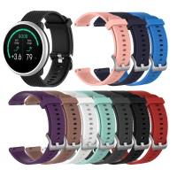 Bakeey 20 mm siliconen textuur meerkleurige vervangende riem slimme horlogeband voor POLAR Ignite
