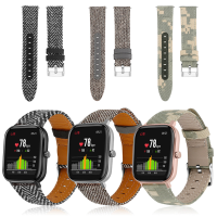 Bakeey 20mm Universal Nylon Camouflage canvas horlogeband voor Amazfit GTS Samsung Galaxy 42/46/Active