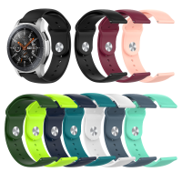 Bakeey 22 mm effen kleur SLR gesp siliconen vervangende band slimme horlogeband voor Samsung Galaxy horloge 46 mm