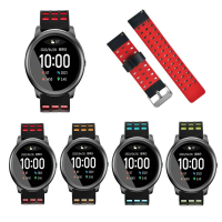 Bakeey 22 mm lederen band slimme horlogeband voor Xiaomi Haylou zonne energie niet origineel