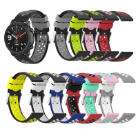 Bakeey 22 mm tweekleurige gespband Stoma siliconen vervangende riem voor Amazfit GTR 47 MM