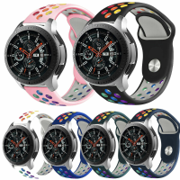 Bakeey 22mm universele vervangende regenboog siliconen horlogeband band voor Haylou Solar LS05 horloge / Huawei horloge