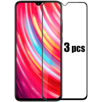 BAKEEY 3 stks Anti explosie Volledige Cover Gehard Glas Screen Protector voor Xiaomi Redmi Note 8 Pro Niet origineel