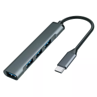 Bakeey 4 in 1 Type C Docking Stationn USB Adapter met USB3.0*4 Voor PC Laptop Matebook HUAWEI XIAOMI Macbook Pro