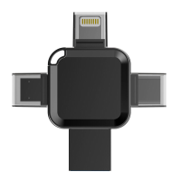 Bakeey 4 in 1 USB3.0 Flash Drive USB/Type C/iP/Android OTG Pendrive 100MB/S High Speed Metaal U Disk voor PC Laptop Tele