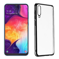 Bakeey anti kras transparante beplating harde pc beschermhoes voor Samsung Galaxy A50 2019