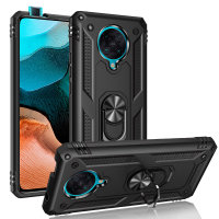 Bakeey Armor met 360 ° graden draaibare magnetische ringhouder Schokbestendige pc beschermhoes voor Poco F2 Pro / Xiaomi