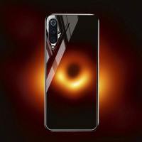Bakeey Black Holes Collapsar gehard glas en zachte TPU beschermhoes voor Xiaomi Mi 9 SE niet origineel
