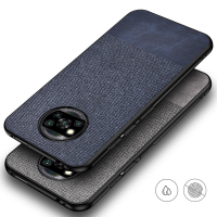 Bakeey Business Ademend Canvas Zweetbestendig TPU Schokbestendig Beschermhoes voor POCO X3 PRO/POCO X3 NFC
