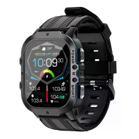 Bakeey C26 1,96 inch AMOLED display 8763EWE VP 128M bluetooth gesprek hartslag bloeddruk bloedzuurstofmonitor slaapbewak