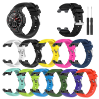 Bakeey Comfortabel Ademend Transpiratie Soft Siliconen Horloge Band Vervanging Voor Amazfit T Rex/T Rex Pro