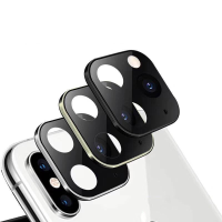 Bakeey Converter verandert iPhone X naar iPhone 11 Pro Max metaal + gehard glas 2 in 1 anti kras tweede verandering tele