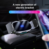 CYSITT D7 Mini Aluminium Automatische Vergrendeling Elektrische Ontluchter Telefoon Houder Beugel voor POCO F3 Redmi Not