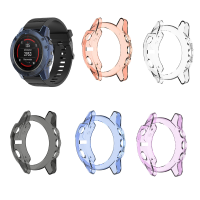 Bakeey Doorschijnend niet geel Soft TPU schokbestendige horlogekast voor Garmin Fenix 5X