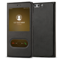 Bakeey Dual Window Flip Shockproof PU Leather Full Body Protective Phone Case For Huawei Honor 9