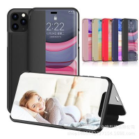 Bakeey Flip Bumper Window View with Foldable Stand PU Leather Beschermende hoes for iPhone 11 6.1 Inch