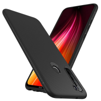 Bakeey koolstofvezel textuur slank Soft siliconen schokbestendig beschermhoes voor xiaomi Redmi Note 8 niet origineel