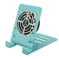 Bakeey Mini Ventilator Koeling Desktop Telefoonhouder Opvouwbare Warmteafvoer Lazy Stand voor Samsung