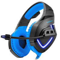 ONIKUMA K1 B Gaminghoofdtelefoon Flexibel Licht Bass Stereo Over Ear Headset Hoofdtelefoon met microfoon