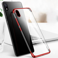 Bakeey Plating Schokbestendig Transparant Soft TPU beschermhoes voor Xiaomi Redmi 7A Niet origineel