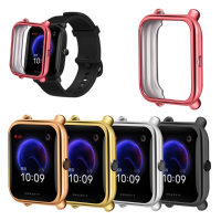 Bakeey PU horlogekast Cove schermbeschermer voor Amazfit Smart Watch
