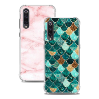 Bakeey Schokbestendige Luchtkussenhoek Zachte TPU Kleurrijke Beschermhoes voor Xiaomi Mi9 / Mi 9 Transparante Editie (6.