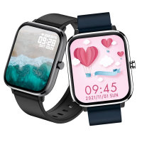 Bakeey T45S 1.70 Inch volledig touchscreen Bluetooth Bellen Hartslagmeter SpO2 Bloeddrukmeting Lichaamstemperatuurdetect