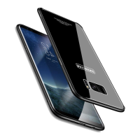 Bakeey™ Tempered Glass Mirror Back Tpu Frame Shockproof Case For Samsung Galaxy Note 8/s8/s8plus